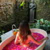 Melissa in flower bath