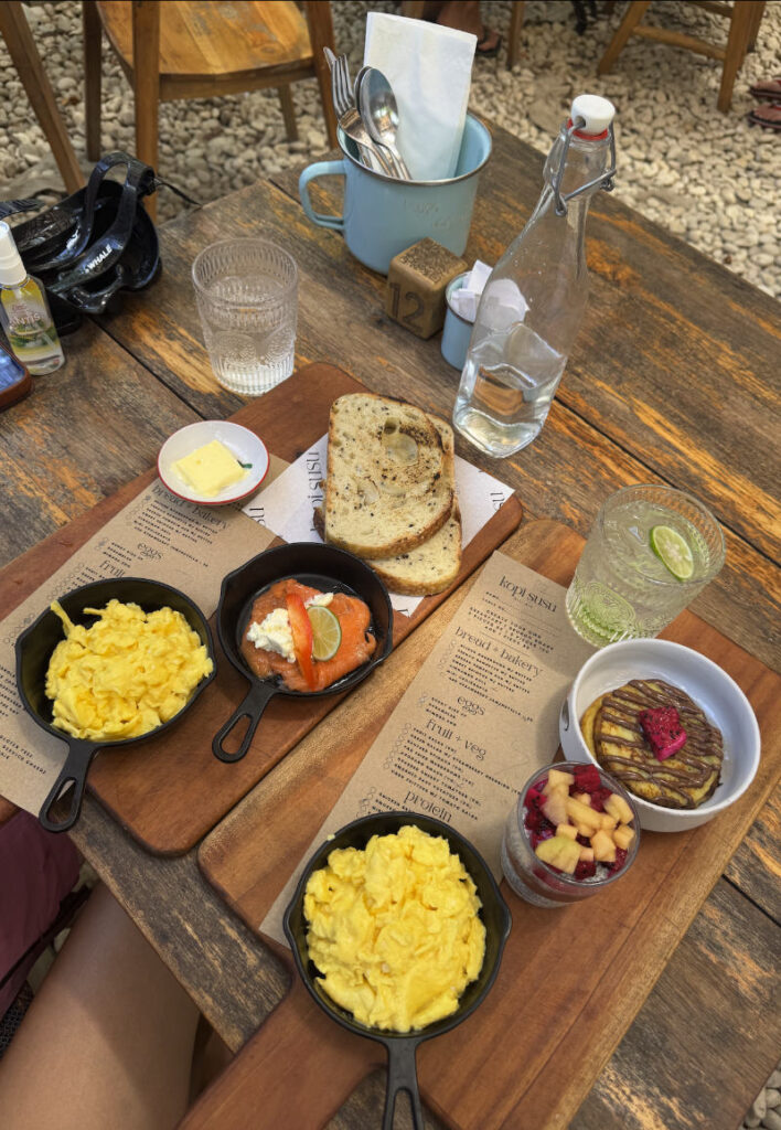 Tasty breakfast at Kopi Susu