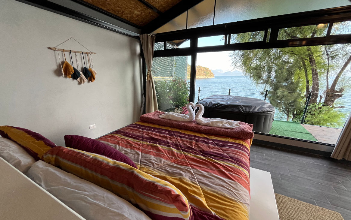 Our Bed View in Alas Del Angel